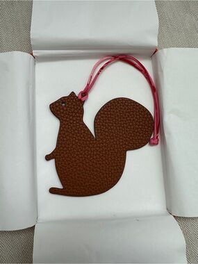 Hermes Petit H Squirrel Charm